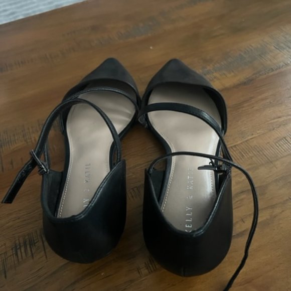 Katie and Kelly Ballet Flats, Black - Size 9 - Picture 3 of 5